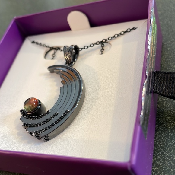 Ring bomb party necklace:Galaxia design lab created blue galaxy ammo lite - Picture 5 of 8